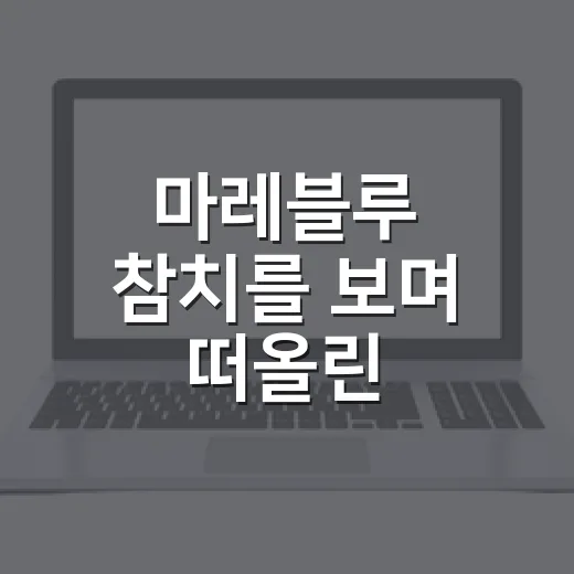 마레블루 참치를 보며 떠올린 프리미엄 참치캔의 진짜 승부 - 요약