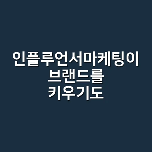 인플루언서마케팅이 브랜드를 키우기도, 무너뜨리기도 하는 순간을 지켜봤더니 - 요약