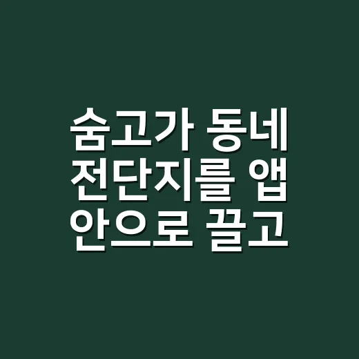 숨고가 동네 전단지를 앱 안으로 끌고 왔을 때 생긴 일 - 요약