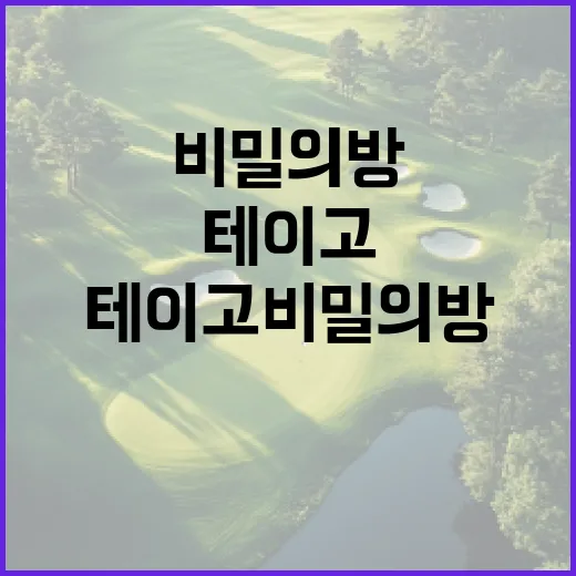테이고 비밀의방을 즐기는 방법 - 요약