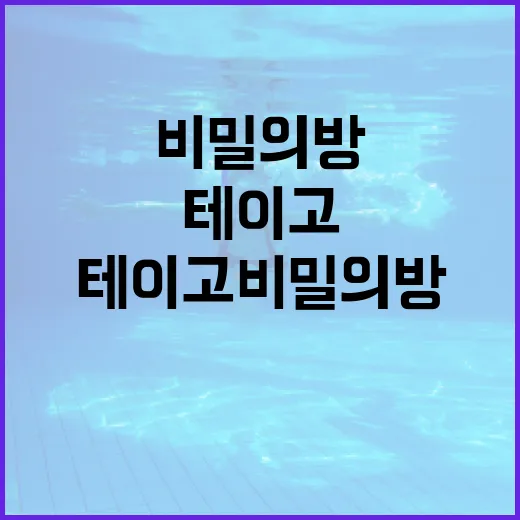 태이고 비밀의방을 찾는 방법 - 요약