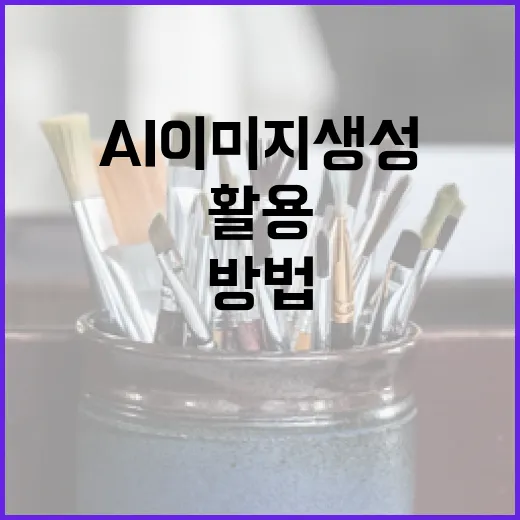 AI 이미지 생성 활용하는 방법 - 요약