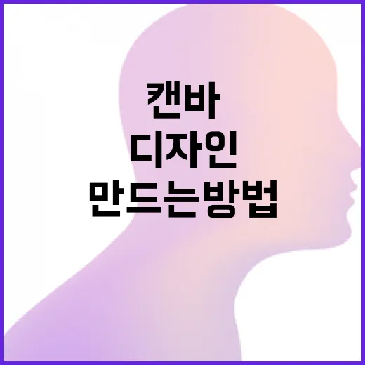 캔바로 멋진 디자인을 만드는 방법 - 요약