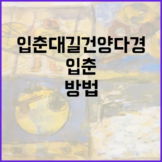 입춘대길 건양다경을 이해하고 활용하는 방법 - 요약