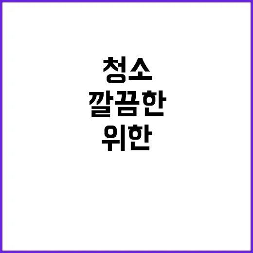 효율적으로 집 청소…