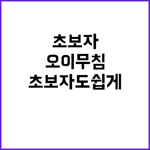 오이무침, 초보자도 쉽게 할 수 있는 방법 - 요약