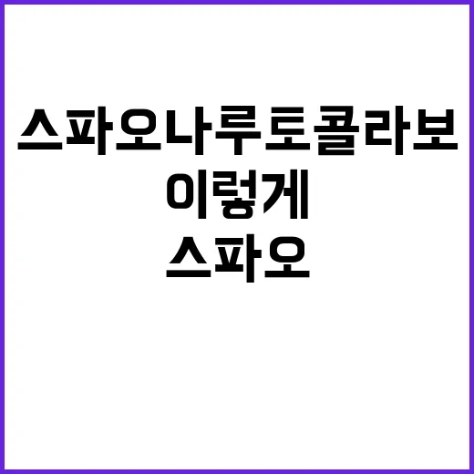스파오 나루토 콜라보, 이렇게 즐기자! - 요약