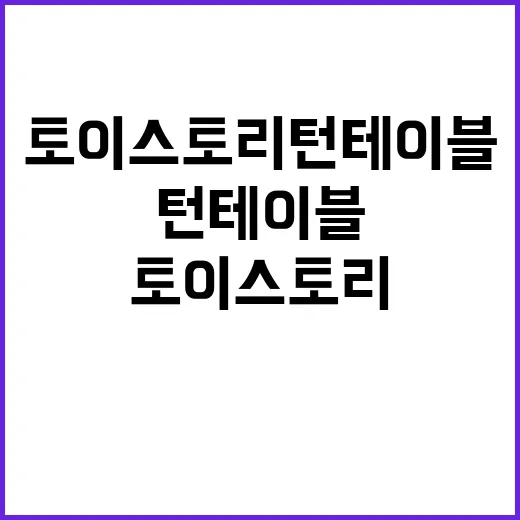 토이스토리 턴테이블로 음악 감상의 재미 더하기 - 요약