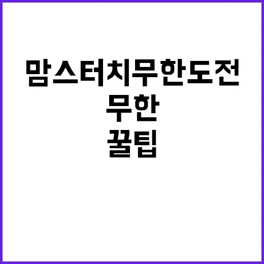 맘스터치 무한도전: 맛있게 즐기는 꿀팁 - 요약