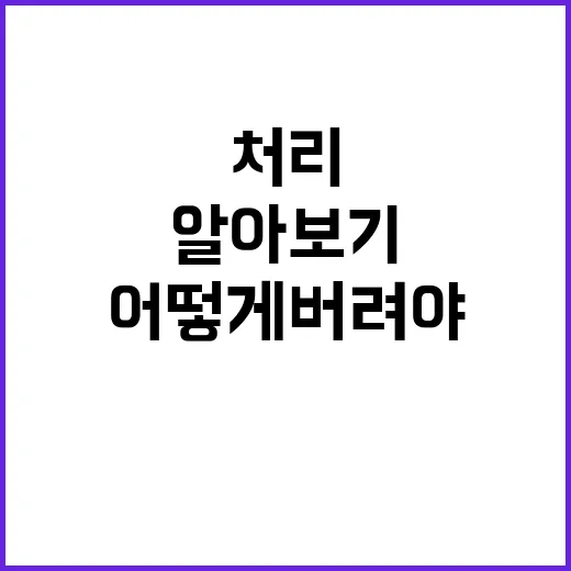 선풍기, 어떻게 버려야 하나요? 올바른 처리 방법 알아보기 - 요약