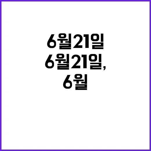 6월 21일, 특별한 날로 만드는 방법 - 요약