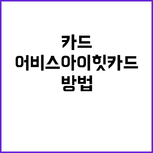 어비스아이 힛카드로 스마트하게 쇼핑하는 방법 - 요약