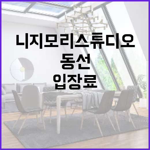니지모리 스튜디오 알뜰하게 다녀오는 방법, 입장료부터 동선까지 - 요약