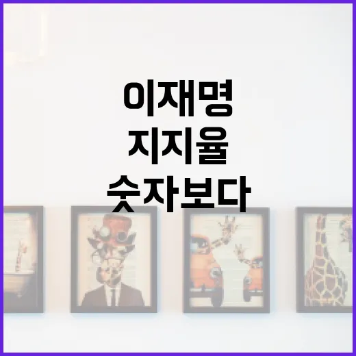 이재명 지지율 제대로 확인하는 방법, 숫자보다 먼저 볼 것들 - 요약