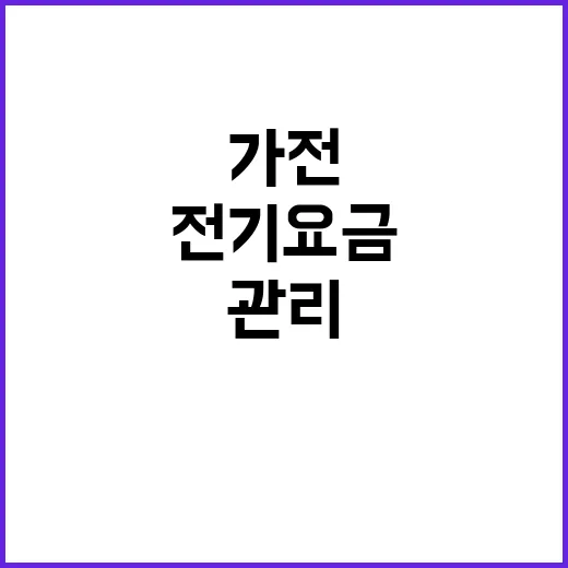 LG 가전 오래 쓰는 방법, 전기요금 덜 나오게 관리하려면 이렇게 - 요약