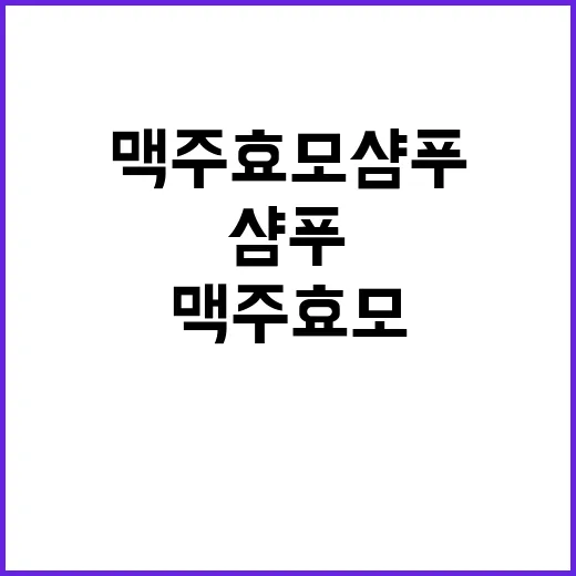 맥주효모샴푸 고를 때 실패 줄이는 방법, 성분표에서 먼저 볼 것들 - 요약