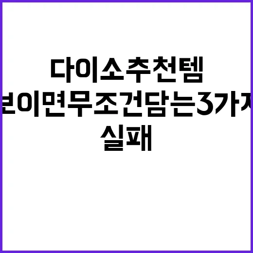 다이소 추천템 보이면 무조건 담는 3가지, 실패 줄이는 고르는 방법 - 요약