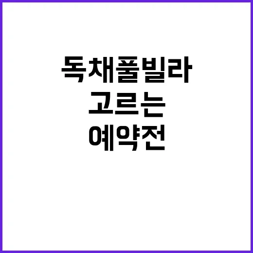 독채풀빌라 제대로 고르는 방법, 예약 전 꼭 보는 체크리스트 - 요약