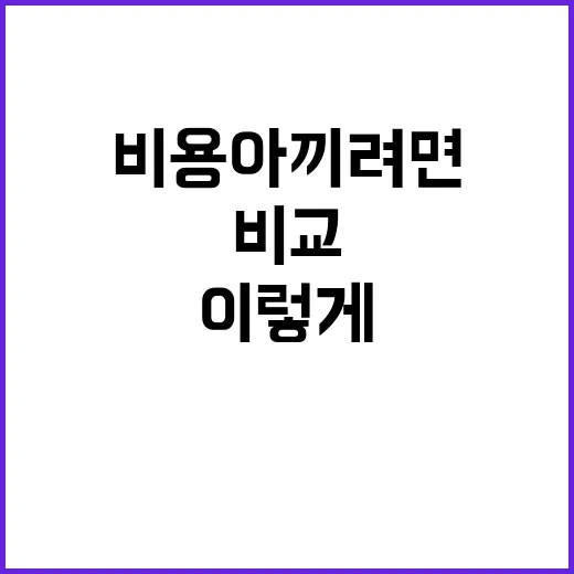 라섹비용 아끼려면 이렇게 비교하세요 - 요약