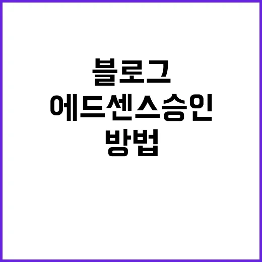 에드센스 승인 준비하는 방법, 초보 블로그는 이렇게 점검하세요 - 요약