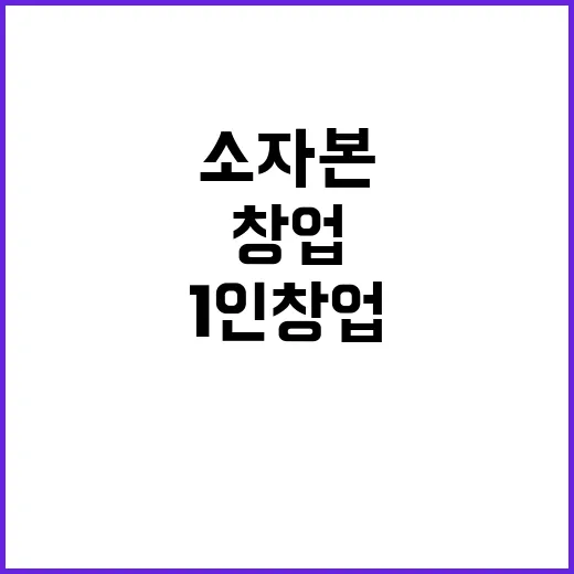 소자본1인창업 시작하는 방법, 돈 적게 들이고 오래 가려면 이렇게 - 요약