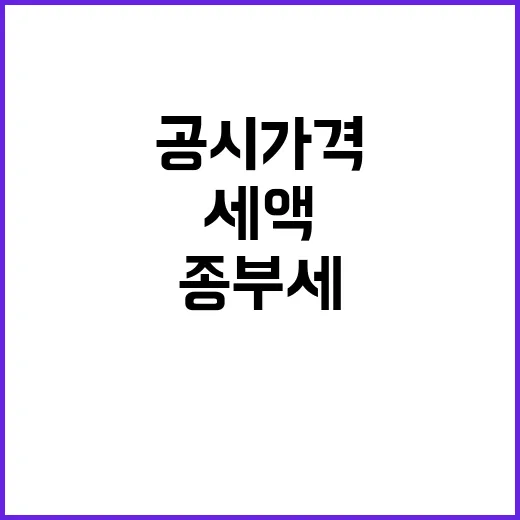종부세계산기 제대로 쓰는 방법, 공시가격부터 세액까지 이렇게 확인하세요 - 요약