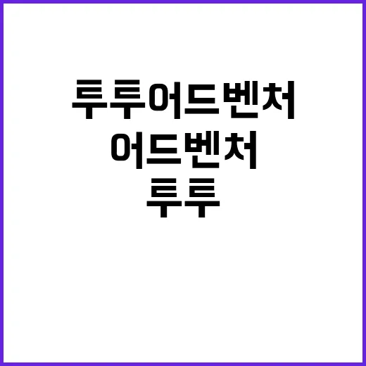 투투어드벤처 이용하려면 이렇게 확인하고 선택하는 방법 - 요약