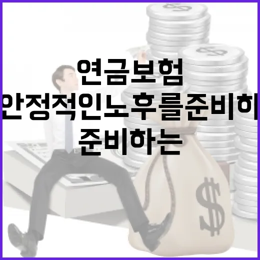 연금보험을 활용하여 안정적인 노후를 준비하는 방법 - 요약