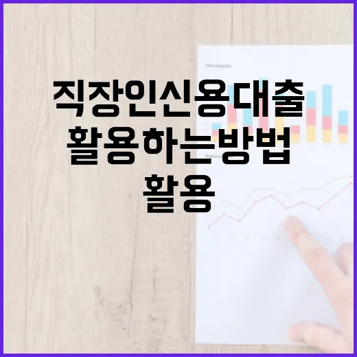 직장인신용대출을 효과적으로 활용하는 방법 - 요약