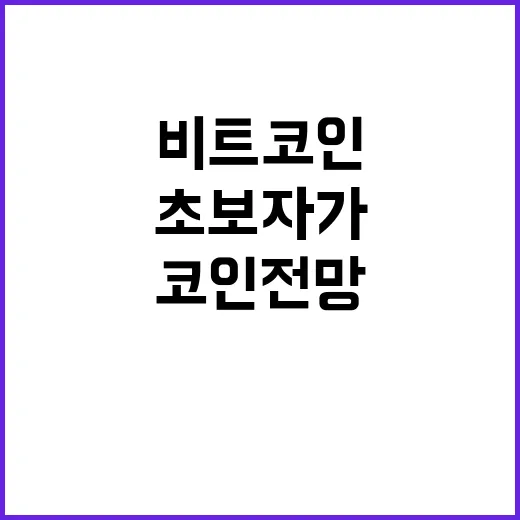 비트코인전망을 초보자가 직접 확인하는 방법: 가격 예측보다 먼저 볼 5가지 - 요약