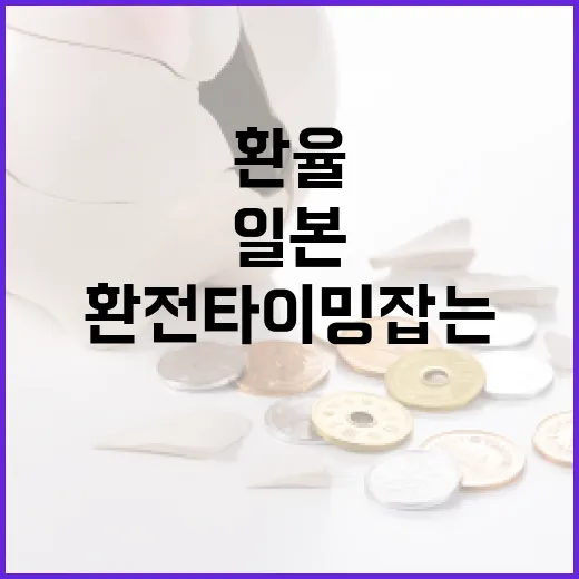 일본환율 초보가 직접 확인하고 환전 타이밍 잡는 방법 - 요약