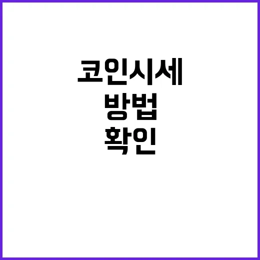 코인시세 확인하는 방법, 초보자가 숫자에 덜 휘둘리려면 이렇게 - 요약