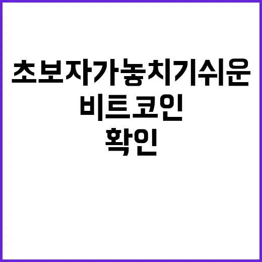 비트코인골드 사기 전에 확인하는 방법, 초보자가 놓치기 쉬운 5가지 - 요약