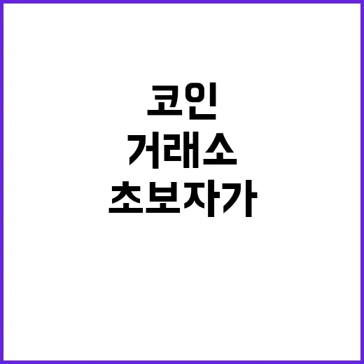 초보자가 코인거래소 고를 때 실수 줄이는 방법 - 요약