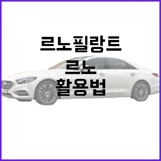 르노 필랑트의 매력과 활용법 - 요약