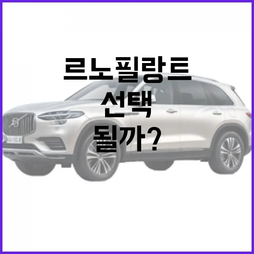 르노 필랑트, 매력적인 선택이 될까? - 요약