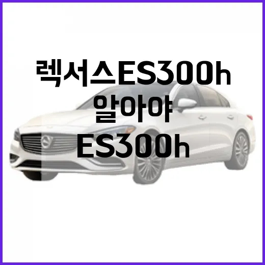 렉서스 ES300h에 대해 알아야 할 모든 것 - 요약
