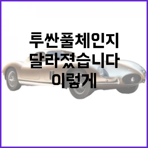 투싼 풀체인지, 이렇게 달라졌습니다! - 요약