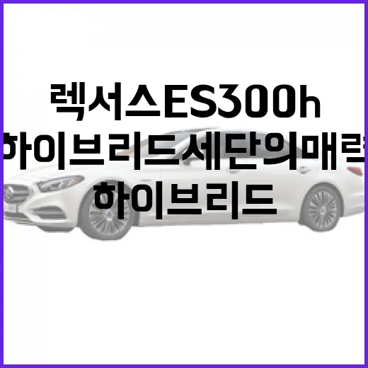 렉서스 ES300h: 하이브리드 세단의 매력 탐구 - 요약