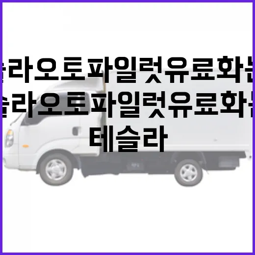 테슬라 오토파일럿 유료화 논란, 어떻게 봐야 할까? - 요약