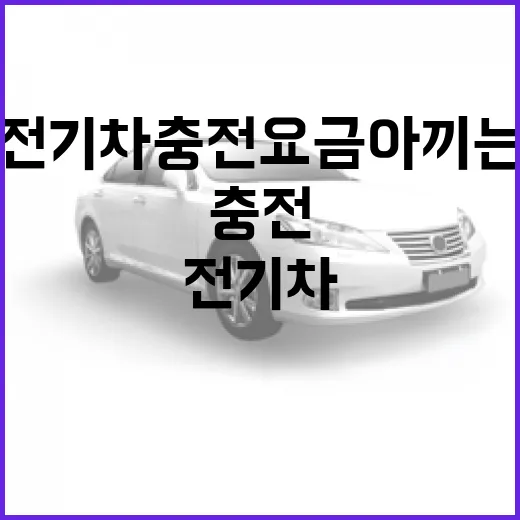 전기차 충전요금 아끼는 방법, 이렇게 해보세요! - 요약