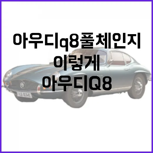 아우디 Q8 풀체인지, 왜 이렇게 인기가 많은 걸까? - 요약