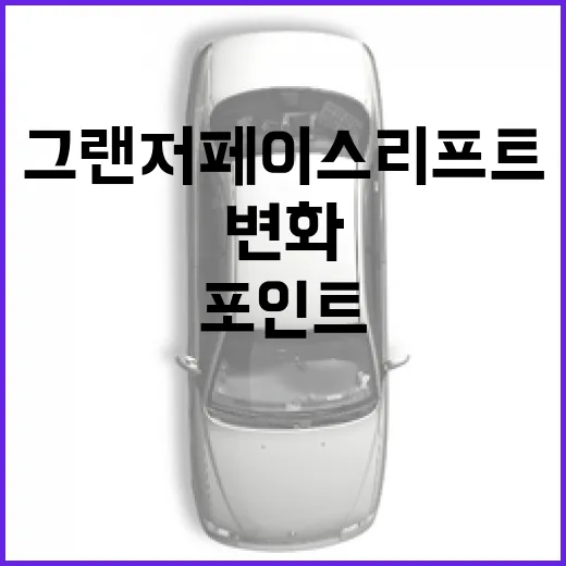 그랜저 페이스리프트: 변화의 포인트와 매력 - 요약