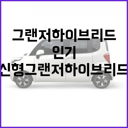신형 그랜저 하이브리드, 왜 이렇게 인기가 많을까? - 요약