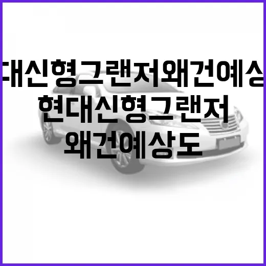 현대 신형 그랜저 왜건 예상도: 디자인과 기능을 미리 살펴보기 - 요약