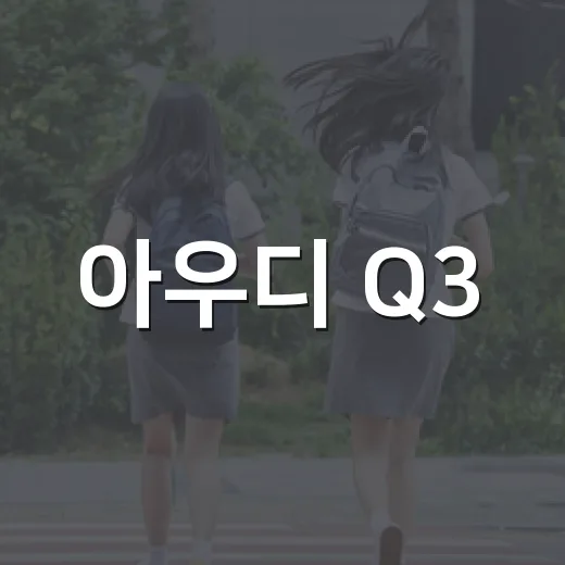 아우디 Q3, 당신의 일상에 특별함을 더하는 방법 - 요약