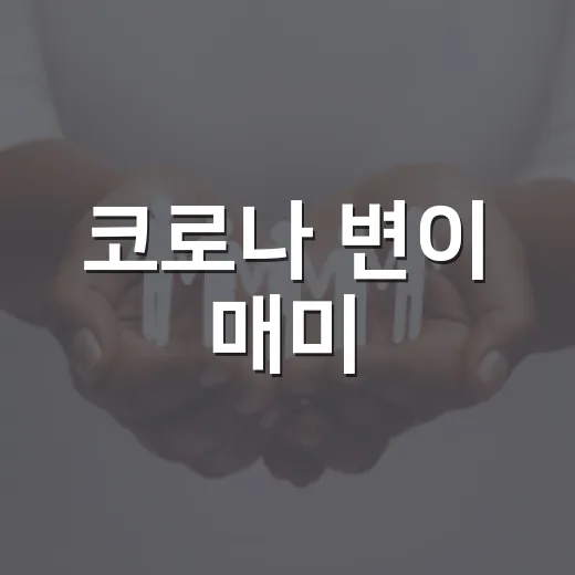 코로나 변이 매미, 한국에서의 첫 등장과 대비 방법 - 요약