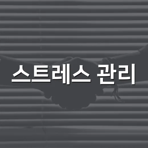 스트레스 관리, 혼자 버티지 말고 도움을 찾는 법 - 요약