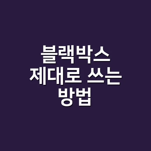 블랙박스 제대로 쓰는 방법, 사고 때 영상 못 쓰는 일 막으려면 이렇게 - 요약