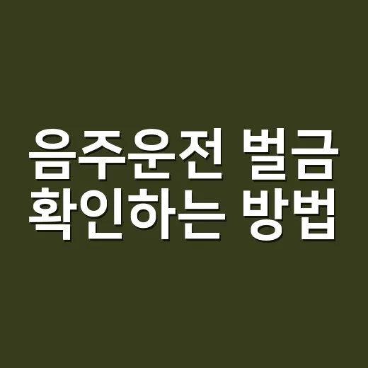 음주운전 벌금 확인하는 방법, 수치별 처벌과 면허처분까지 이렇게 봅니다 - 요약